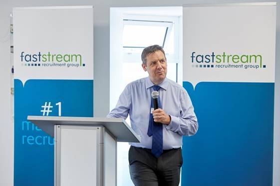 UK Chamber of Shipping CEO, Guy Platten, addressing guests (Photo: Faststream)