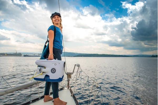 Christine Spiten - a passion for ocean #ACTION. Photo Courtesy Norhipping