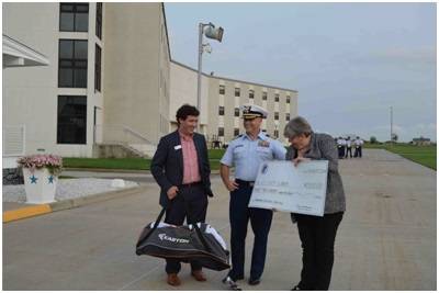 Coast Guard Foundation’s Brengle & Sisley Present $3,000 Gift To Cape May Training Facility