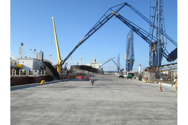 New concrete surface at Port Canaveral’s North Cargo Piers 1&2 (Photo: Canaveral Port Authority)