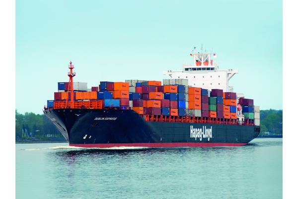 The Dublin Express on which Redeker is currently sailing to the Carribean (Photo: Hapag-Lloyd)