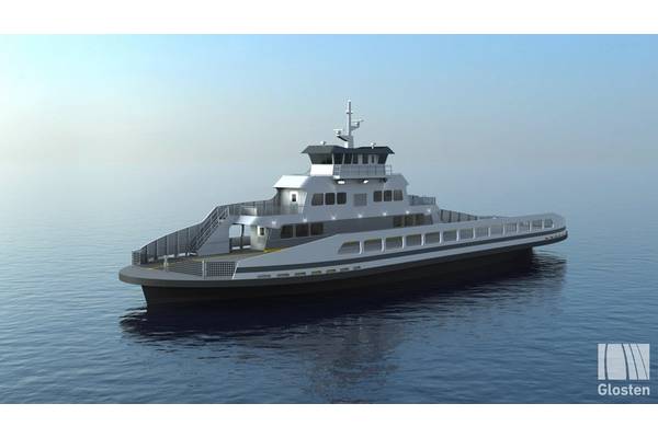 The electric passenger/vehicle ferry for Washington’s Skagit County.  
Photos: Glosten