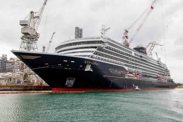 Explora I is the first of four new luxury cruise vessels for MSC's new luxury travel brand, a four ship buy totalling $2.6B. Image courtess Fincantieri
