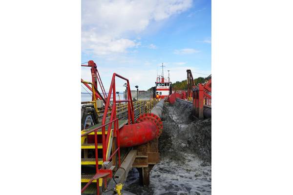 FY21-FY23 Port of Alaska Annual Maintenance Dredging. Image courtesy Manson Construction