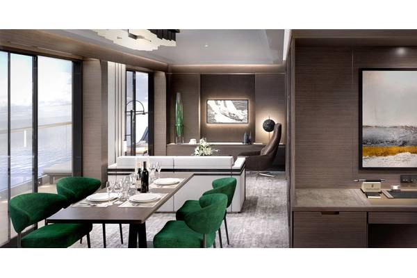 Grand Suite Dayroom. Image: Tillberg Design of Sweden