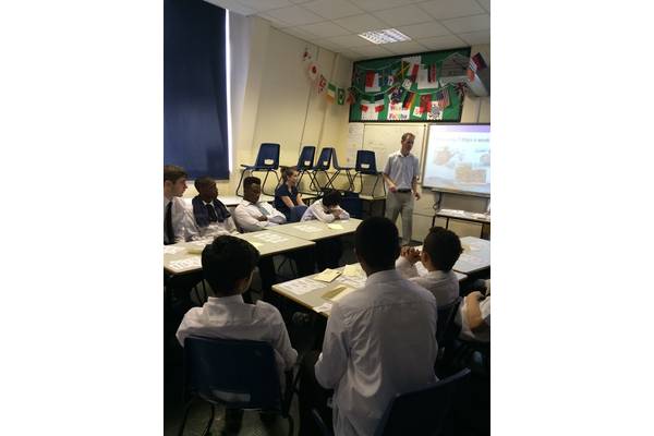 John Green leading the lesson (Photo: AoS)