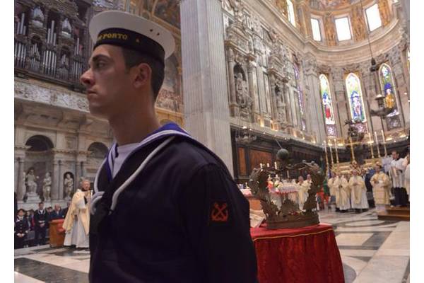 Jolly Nero 1st anniversary mass in Genoa (Courtesy Apostleship of the Sea)