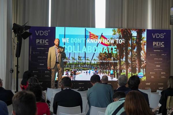 Keynote by Mare Straetmans, Founder of Platform Zero. Image courtesy Valenciaport