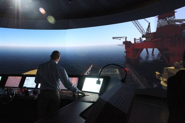 Kongsberg Maritime simulators at Vestfold University College.