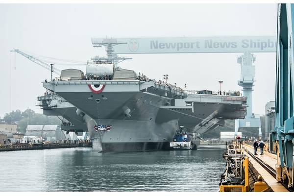 NNS laid the keel of next-generation aircraft carrier Gerald R. Ford (CVN 78) in 2009 and launched the ship in 2013. Work on the second carrier, John F. Kennedy (CVN 79) is already underway. (Photo: Chris Oxley/HII)