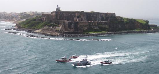 Overlooking Bahia de San Juan, Station San Juan is located just outside the walls of the old city of San Juan, Puerto Rico. (USCG photo)
