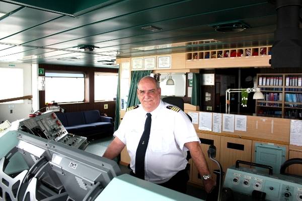 A passionate captain for more than 20 years: Erwin Redeker (Photo: Hapag-Lloyd)
