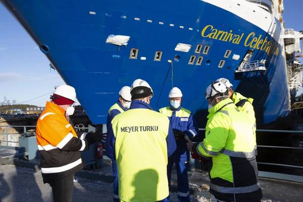 Photo courtesy Carnival/Meyer Turku Shipyard