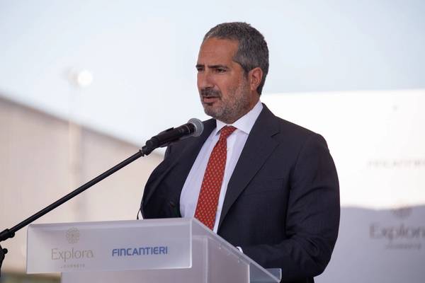Pierroberto Folgiero, CEO, Fincantieri. Image courtesy Fincantieri