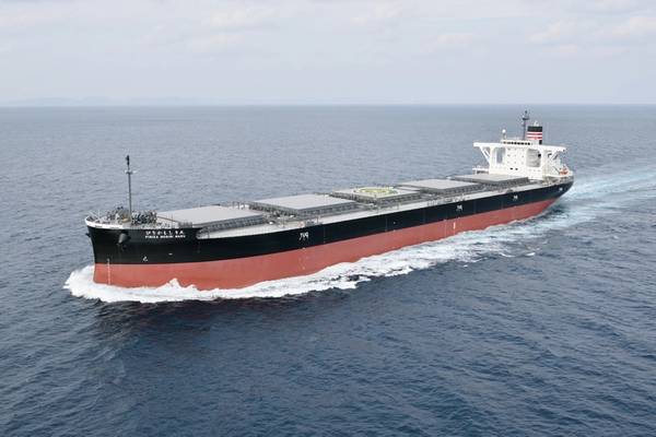 Pirika Moshiri Maru (Photo provided by Oshima Shipbuilding Co., Ltd.)

Type of ship: Coal carrier
Length overall: 234.99 m
Breadth: 43.00 m
Gross tonnage: 52,158 tons
Ship management: NYK Bulkship Partners Co., Ltd. (Formerly Hachiuma Steamship Co., Ltd.)
Operation management: NYK