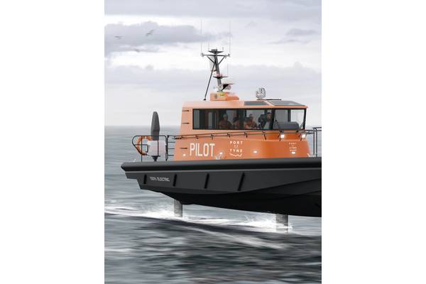 A render of the Port of Tyne x Artemis EF-12 Pilot boat Image: Port of Tyne, Artemis Technologies 