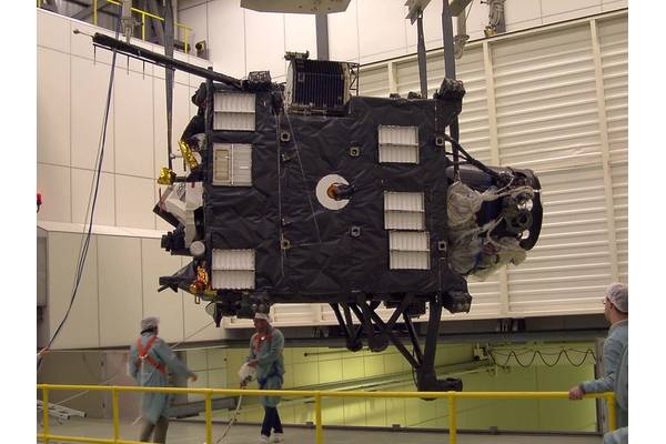 Rosetta probe flying model, where SENER louvres can be seen (Image: SENER Group)