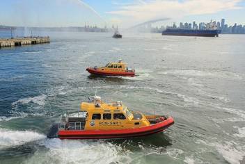 The Seaspan Eagle and RCM-SAR vessels in action