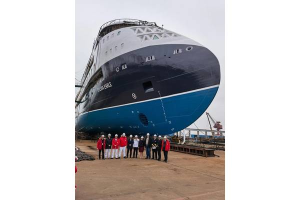 SunStone Maritime Group A/S took delivery of two Infinity class ships -- Sylvia Earle (pictured) and Ocean Odyssey -- from the CMHI Shipyard in Haimen, China. Photo courtesy Sunstone