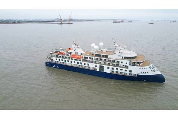 SunStone Maritime Group A/S took delivery of two Infinity class ships -- Sylvia Earle and Ocean Odyssey (pictured) -- from the CMHI Shipyard in Haimen, China.Image courtesy Sunstone