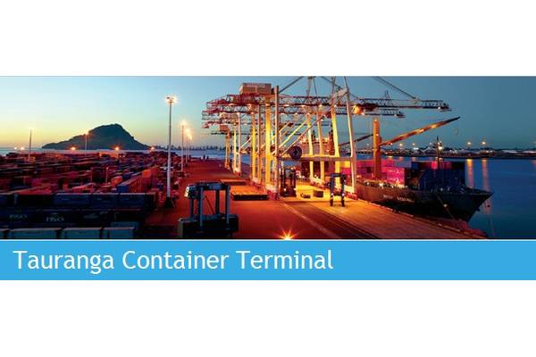 Tauranga Container Terminal (Photo courtesy of Port of Tauranga)