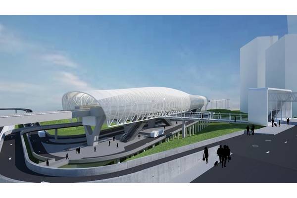 Toluca-Mexico City passenger train construction project, in Mexico (Image: SENER Group)