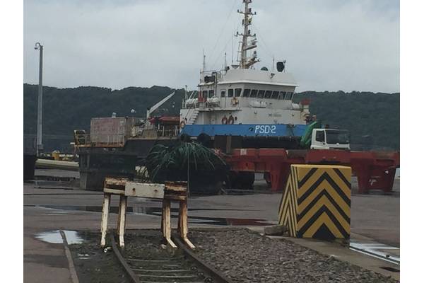 Tug/supply ship PSD2 was detained in the Port of Durban for non-payment of wages (Photo: AoS)