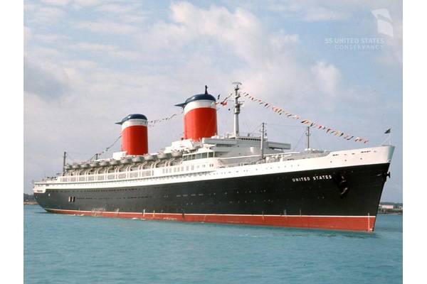 SS United States in the 1950s (Photo: SS United States Conservancy)