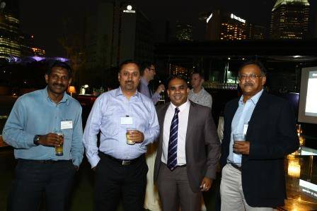 Capt Vijayachelvan, Pacific International Lines; Alok Nautiyal, Liberty Navigation; Ryan Kumar, Direct Search Asia; and Sugato Roy, BW LPG