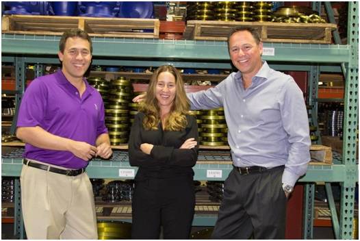 World Wide Metric President, Theo Contos; Vice-President, Anthee Contos; and CEO George Contos celebrate 45 years in business. (Photo: World Wide Metric)