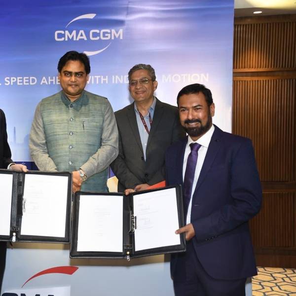 CMA CGM Signs Vessel Order, Launches R&D Hub in India