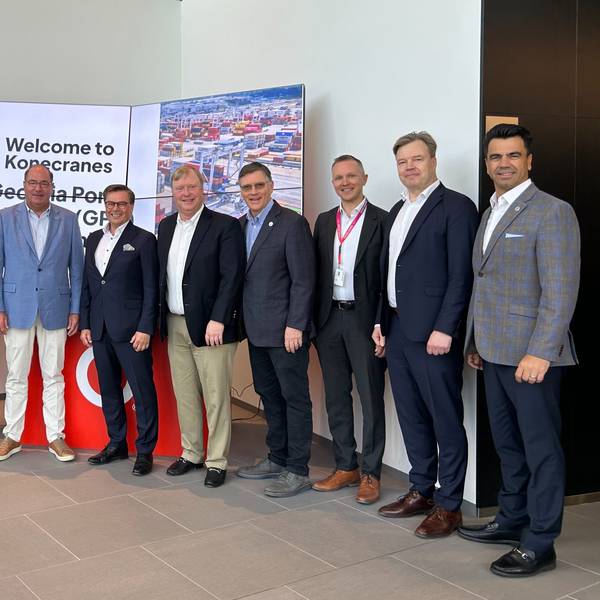 Georgia Ports, Konecranes Celebrate 30-Year Yard Crane Partnership