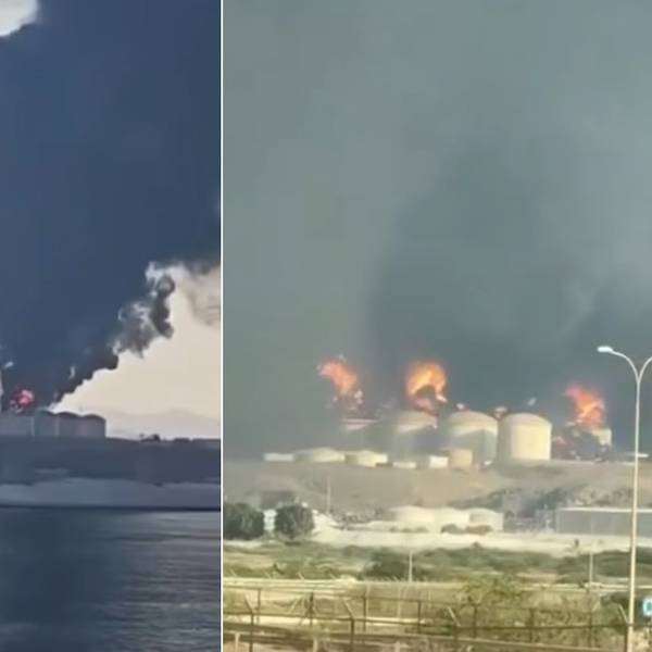 Oman Battles Fire at Salalah Port After Drone Strike
