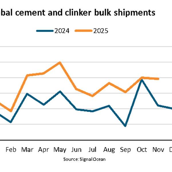 Cement Carrying Vessel Flourish Going into Africa