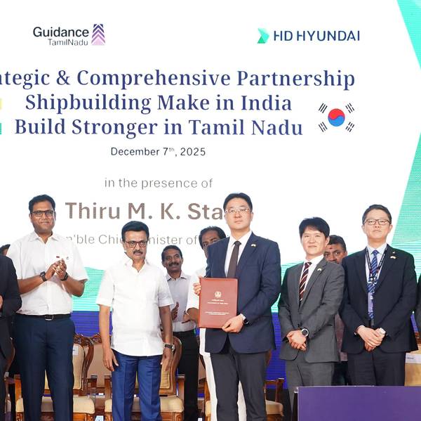 HD Hyundai Signs MoU for Indian Shipyard