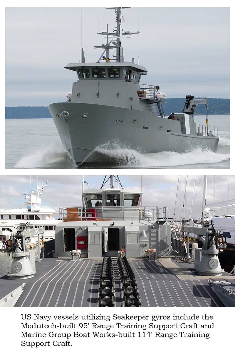 Seakeeper Sets Standard for Stabilizing Naval Vessels