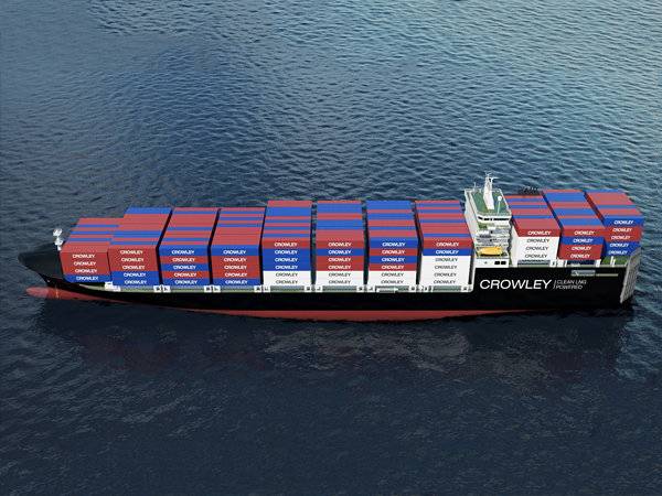 Construction Starts on Crowley’s 2nd LNG ConRo Ship