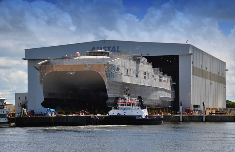 Austal Deliver Joint High Speed Vessel, Launch The Next One