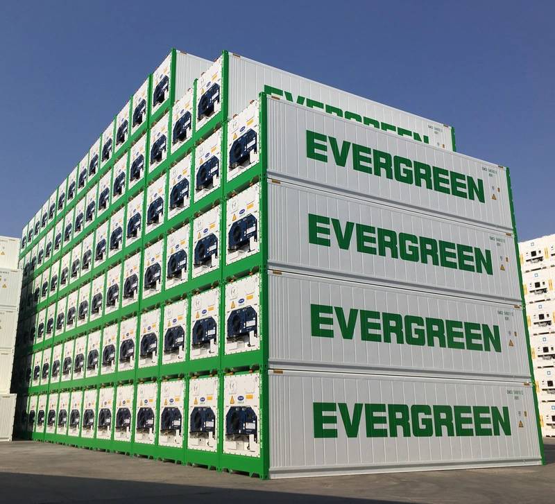 Evergreen Line Adds 2,000 Reefer Continers