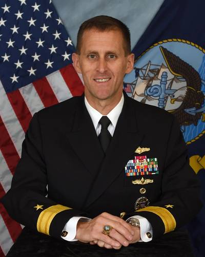 Rear Admiral John Okon, Commander, Naval Meteorology and Oceanography Command