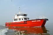 The Dalby Aire the latest vessel built by Alicat Workboats to DNV class will be delivered to owner Dalby Offshore Renewables at Seawork 2013.