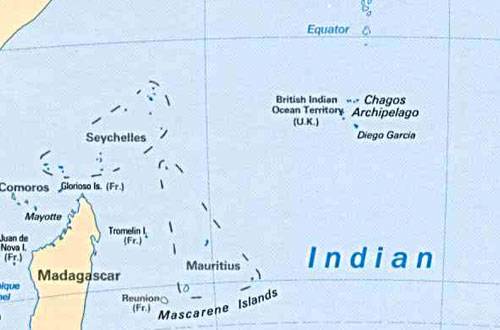 Маскаренские острова карта